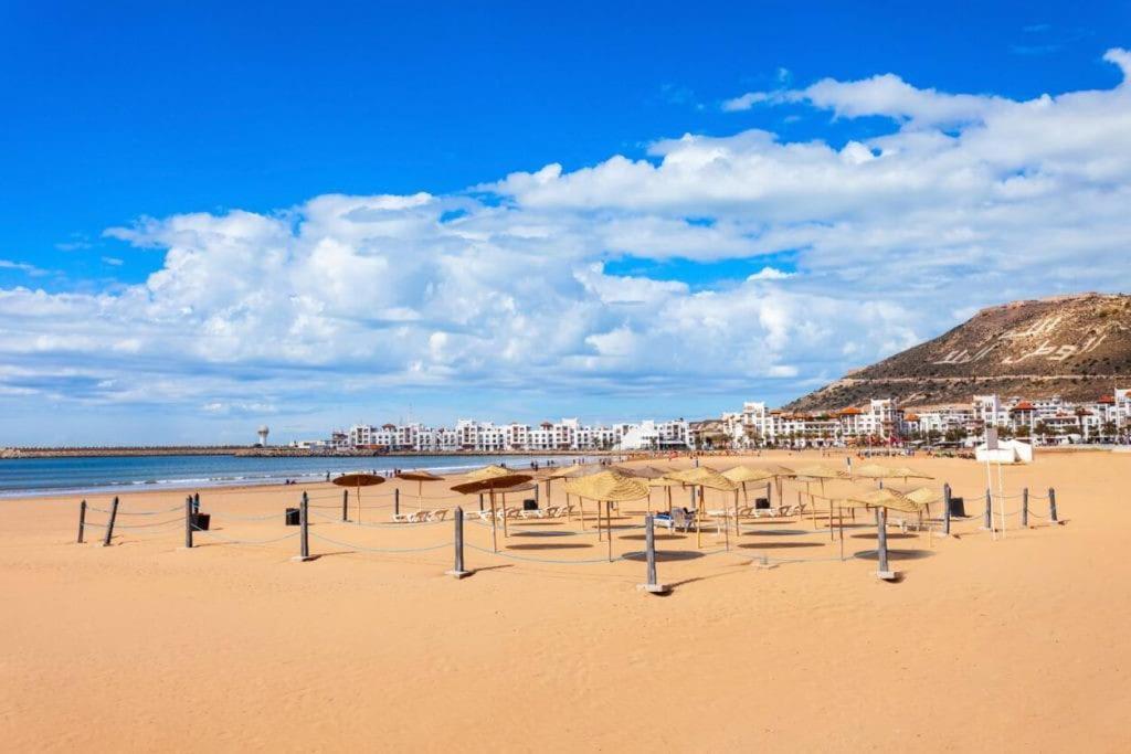 Appartement De Luxe ,Piscine,Parking,Terrasse Agadir Eksteriør billede