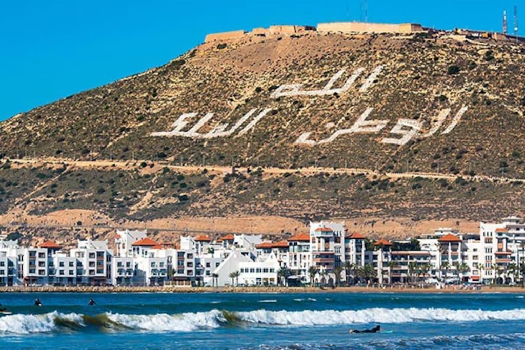 Appartement De Luxe ,Piscine,Parking,Terrasse Agadir Eksteriør billede