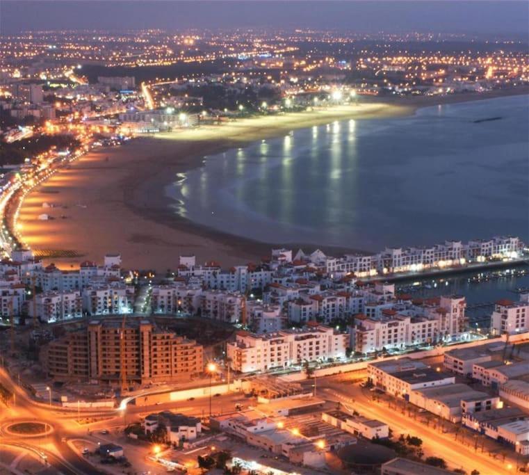 Appartement De Luxe ,Piscine,Parking,Terrasse Agadir Eksteriør billede
